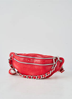 Sac doublure textile banane rouge MILA LOUISE femme