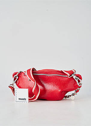 Sac doublure textile banane rouge MILA LOUISE femme