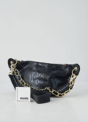 Sac doublure textile banane noir MILA LOUISE femme