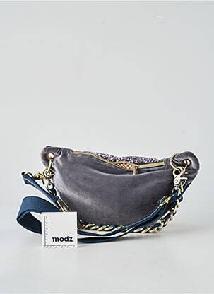 Sac banane banane bleu MILA LOUISE femme
