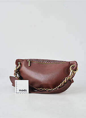 Sac banane banane marron MILA LOUISE femme