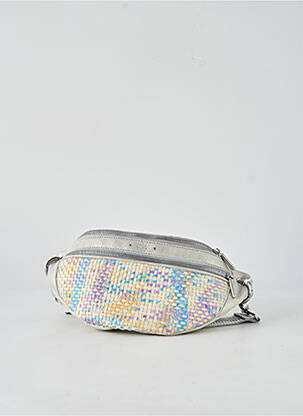 Sac banane banane argent MILA LOUISE femme