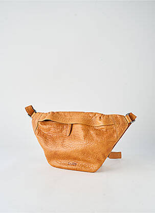 Sac multipoches forme rectangulaire marron LEA.TONI femme