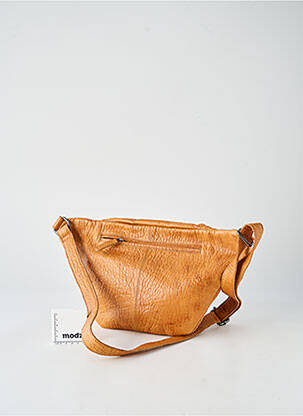 Sac multipoches forme rectangulaire marron LEA.TONI femme