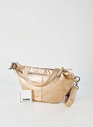 Sac multipoches forme rectangulaire or LEA.TONI femme