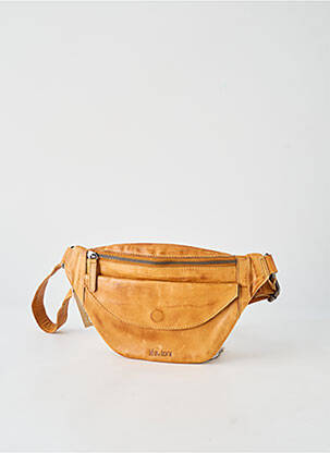 Sac multipoches forme rectangulaire marron LEA.TONI femme