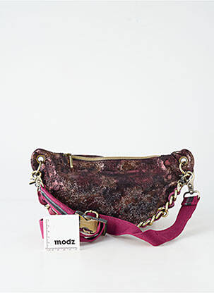 Sac banane banane violet MILA LOUISE femme