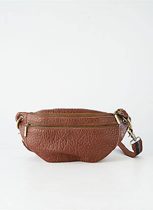 Sac multipoches banane marron MILA LOUISE femme
