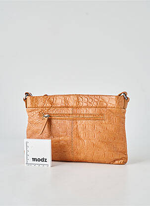 Sac doublure textile forme rectangulaire marron LEA.TONI femme