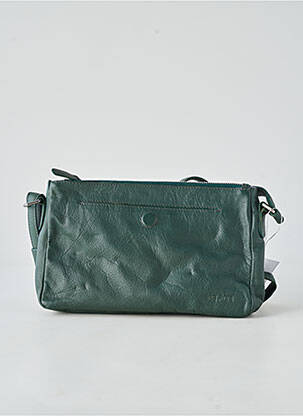 Sac doublure textile forme rectangulaire vert LEA.TONI femme