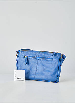 Sac doublure textile forme rectangulaire bleu LEA.TONI femme