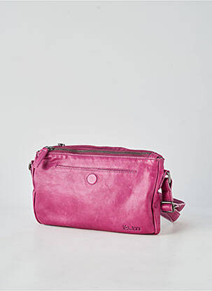 Sac doublure textile forme rectangulaire violet LEA.TONI femme