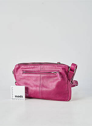 Sac doublure textile forme rectangulaire violet LEA.TONI femme