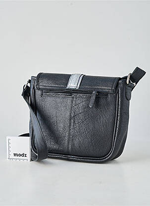 Sac multipoches forme rectangulaire argent LEA.TONI femme