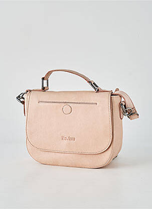 Sac doublure textile forme rectangulaire rose LEA.TONI femme