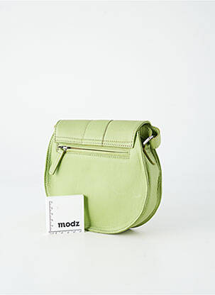 Sac doublure textile forme rectangulaire vert LEA.TONI femme