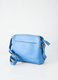 Sac multipoches forme rectangulaire bleu LEA.TONI femme