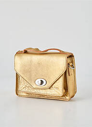 Sac multipoches forme rectangulaire or LEA.TONI femme