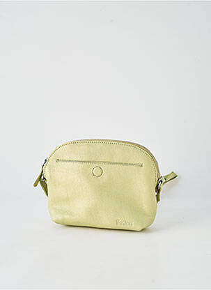 Sac doublure textile forme rectangulaire vert LEA.TONI femme
