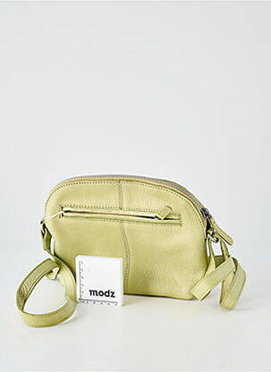 Sac doublure textile forme rectangulaire vert LEA.TONI femme