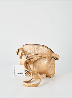 Sac multipoches forme rectangulaire or LEA.TONI femme
