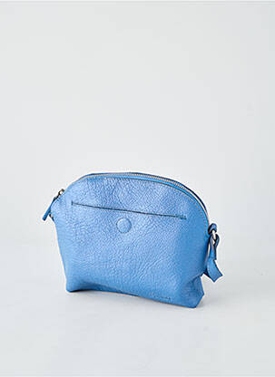 Sac multipoches forme rectangulaire bleu LEA.TONI femme