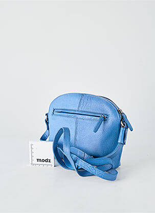 Sac multipoches forme rectangulaire bleu LEA.TONI femme