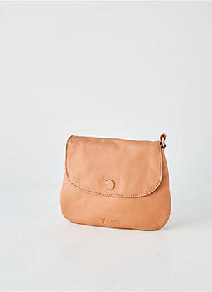 Sac fermeture fermeture aimantée forme rectangulaire marron LEA.TONI femme