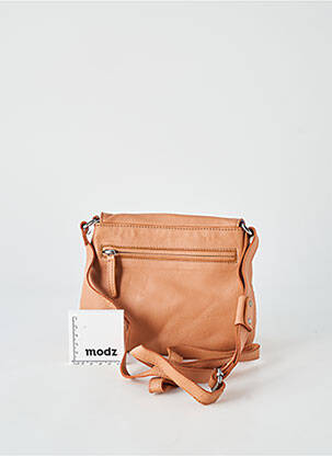 Sac fermeture fermeture aimantée forme rectangulaire marron LEA.TONI femme