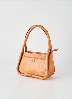 Sac doublure textile forme rectangulaire marron LEA.TONI femme
