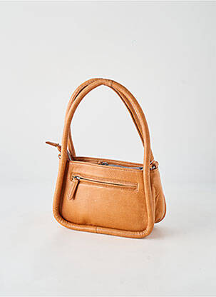 Sac doublure textile forme rectangulaire marron LEA.TONI femme