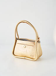 Sac fermeture zippée forme rectangulaire or LEA.TONI femme