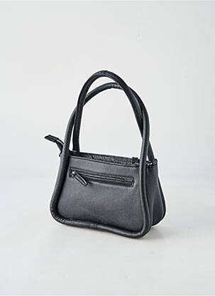 Sac fermeture zippée forme rectangulaire noir LEA.TONI femme