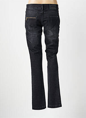 Jeans coupe slim stretch taille normale noir I.CODE (By IKKS) femme