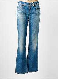 Jeans coupe droite effet usé délavé taille basse bleu TOMMY HILFIGER femme