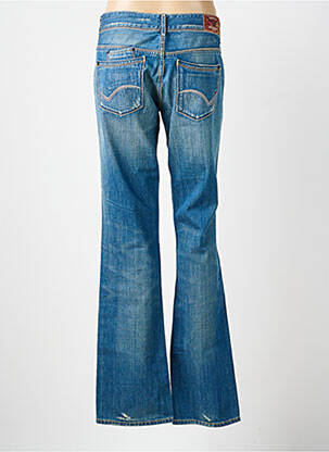Jeans coupe droite effet usé délavé taille basse bleu TOMMY HILFIGER femme