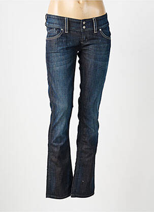 Jeans coupe slim taille basse taille basse bleu FREESOUL femme