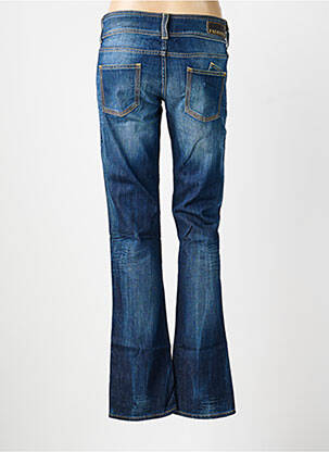 Jeans coupe droite stretch taille basse bleu FREESOUL femme