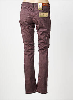 Pantalon slim taille basse taille basse rouge FIRETRAP femme