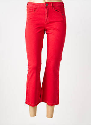 Jeans bootcut taille haute taille haute rouge SCOTCH & SODA femme
