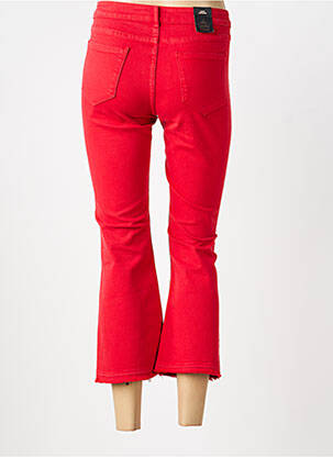 Jeans bootcut taille haute taille haute rouge SCOTCH & SODA femme