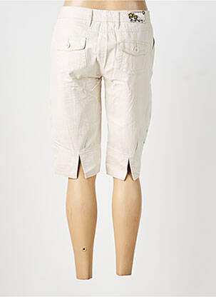 Bermuda taille à pinces taille normale beige LULUCASTAGNETTE femme