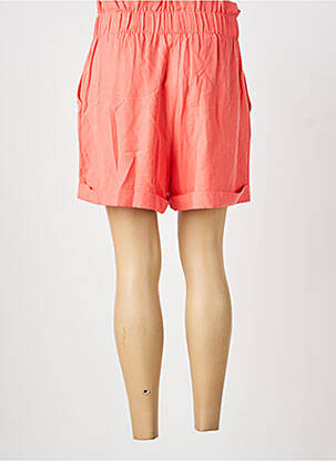 Short coupe fluide taille haute orange GRACE & MILA femme