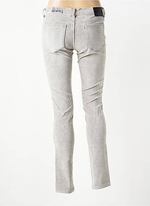 Pantalon slim taille basse taille basse gris TOMMY HILFIGER femme