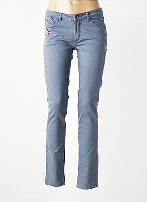 Jeans coupe slim taille basse taille basse bleu I.CODE (By IKKS) femme