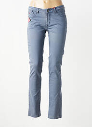 Jeans coupe slim taille basse taille basse bleu I.CODE (By IKKS) femme