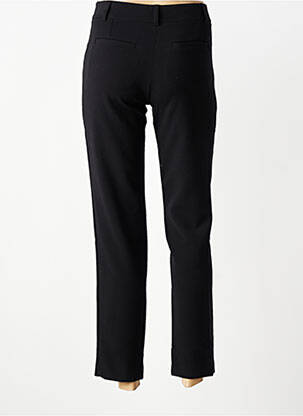 Pantalon 7/8 taille à pinces taille normale noir BISCO2 femme