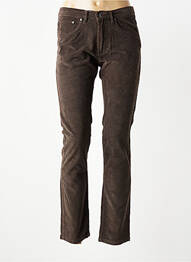 Pantalon slim stretch taille normale marron J.A.C.H.S. MFG.CO. femme