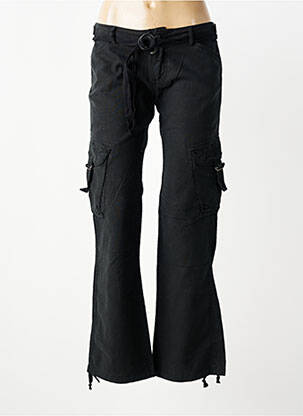 Pantalon cargo taille basse taille basse noir RWD femme
