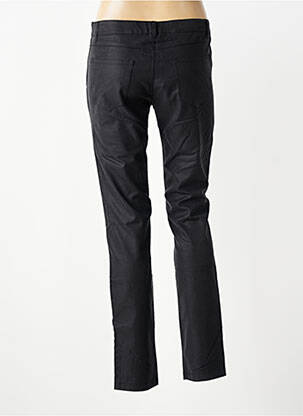 Pantalon slim tissage popeline taille normale noir I.CODE (By IKKS) femme